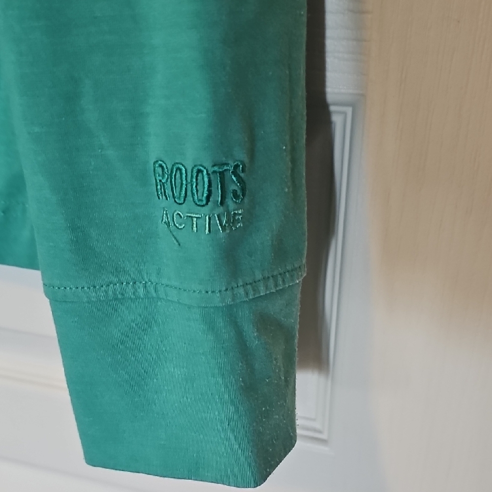 Roots Teal Green Full-Zip Hoodie Jacket - Picture 3 of 4